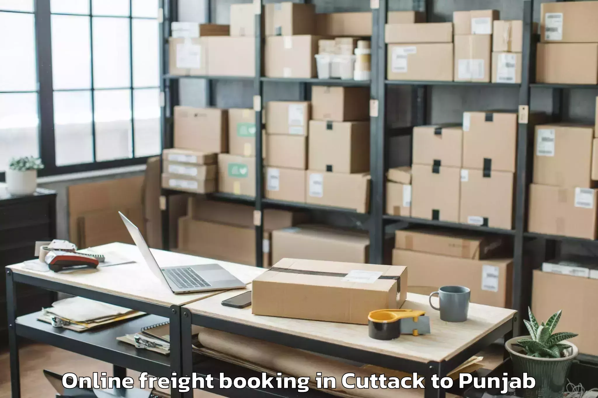 Affordable Cuttack to Mohali Online Freight Booking